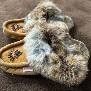 SoftMoc Rabbit Fur Fleece Lined Moccasin